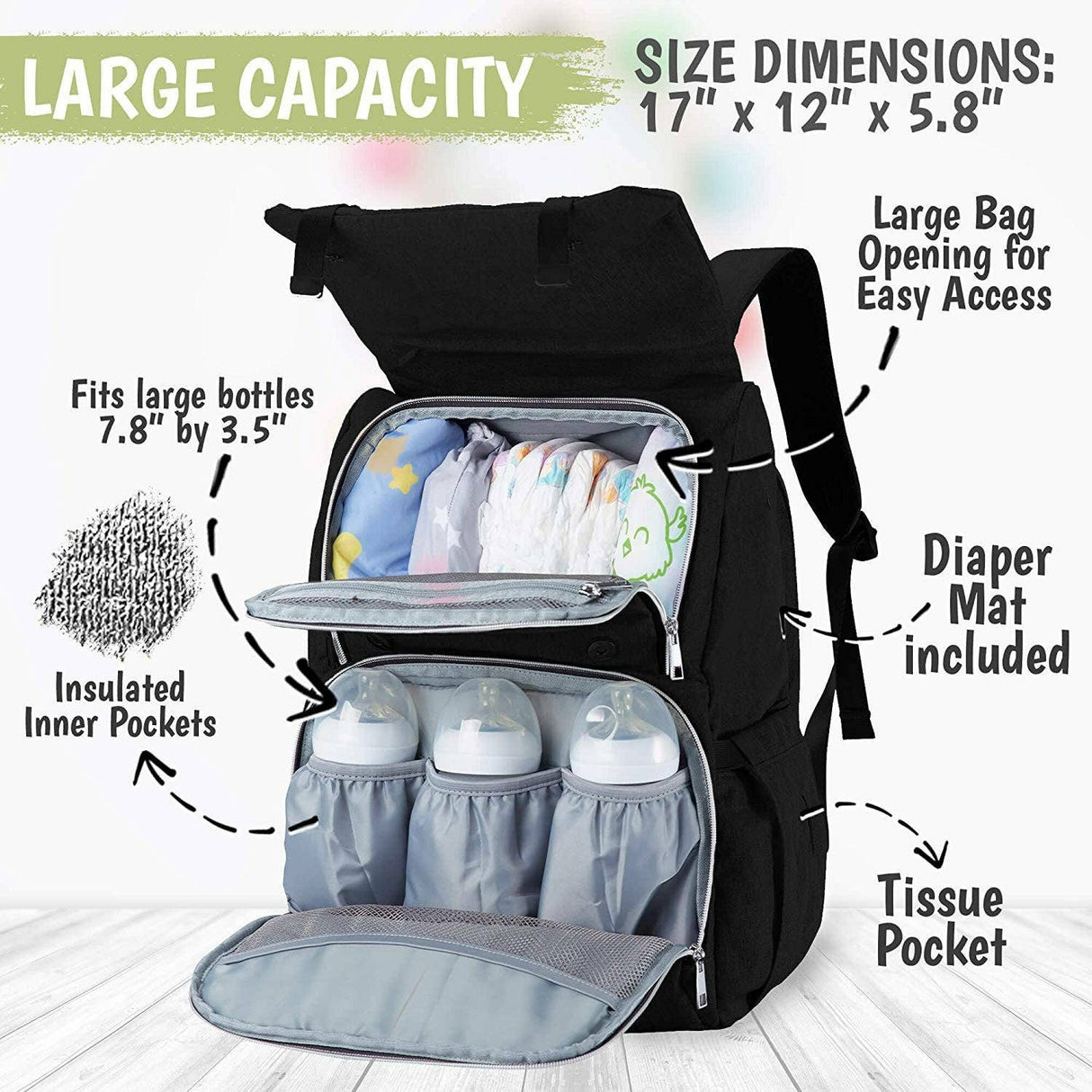 KeaBabies Explorer Diaper Backpack - Kid's Stuff Superstore