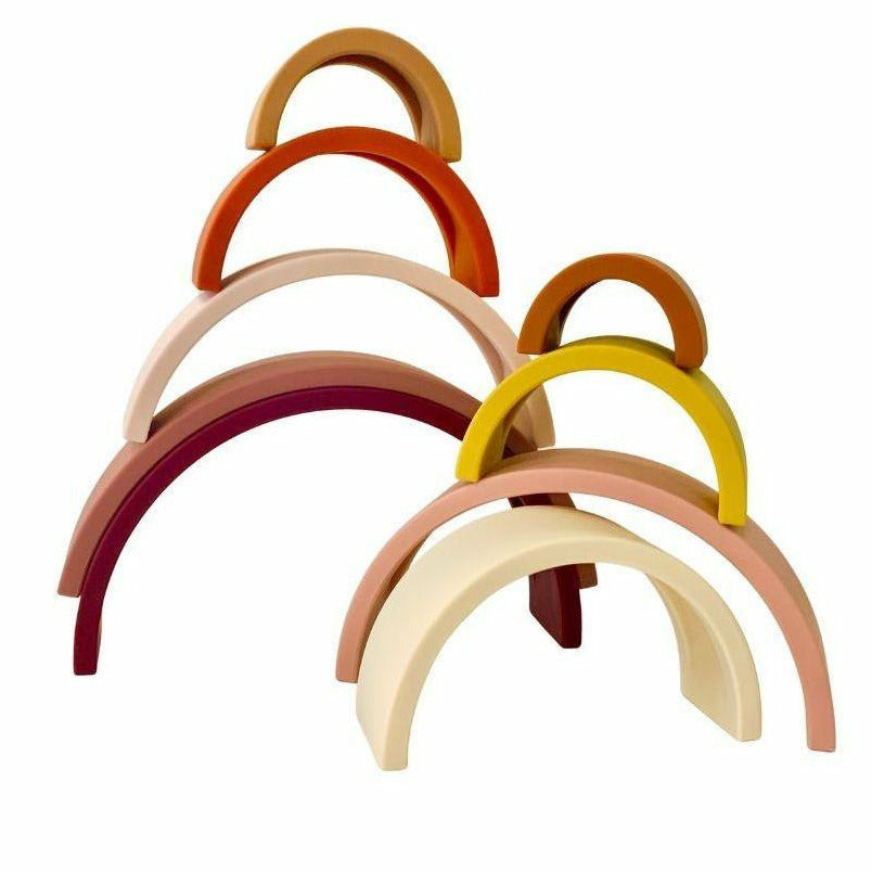 Silicone Rainbow Stacker - Natural - Kid's Stuff Superstore