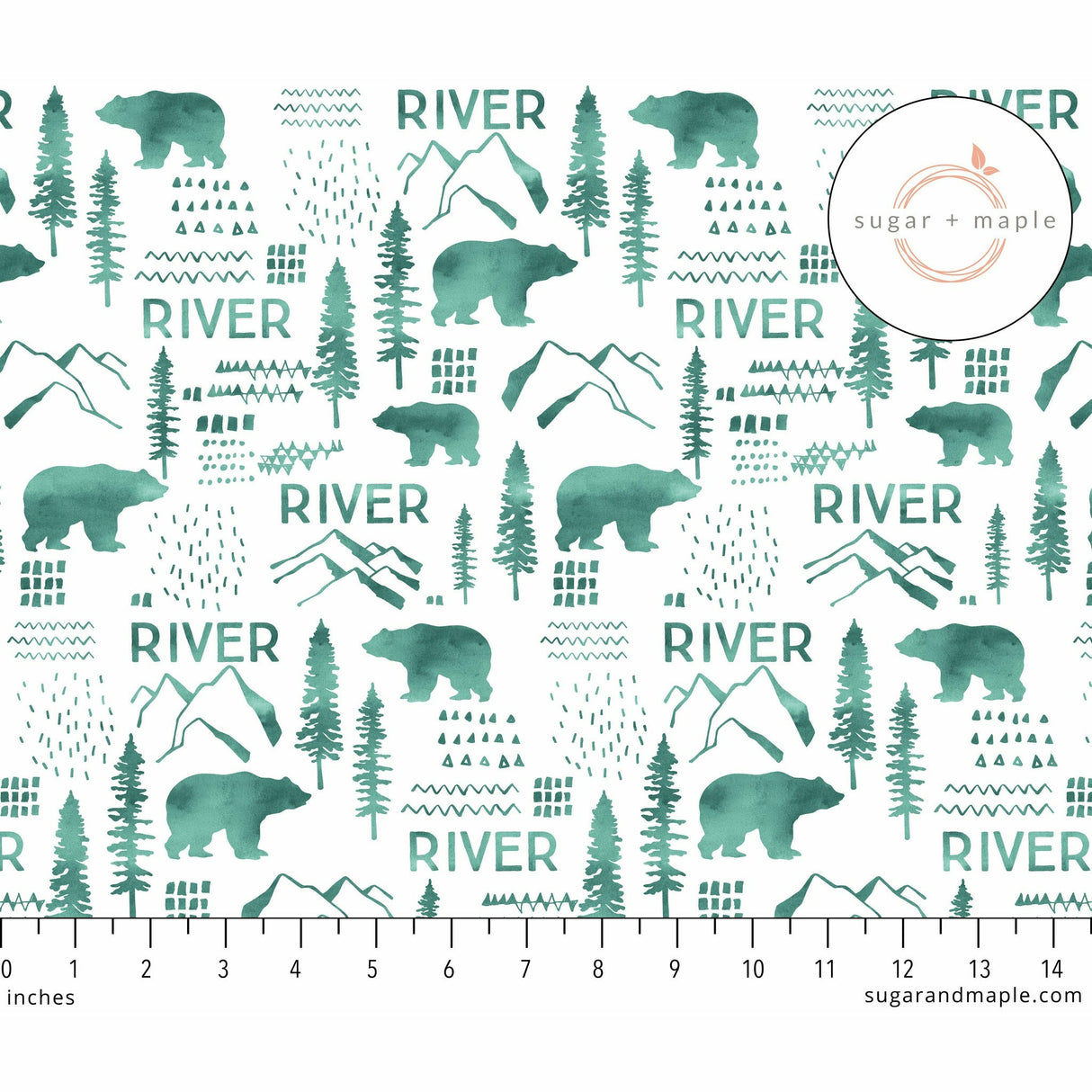 Sugar + Maple Large Blanket & Hat Set - Woodland Green - Kid's Stuff Superstore