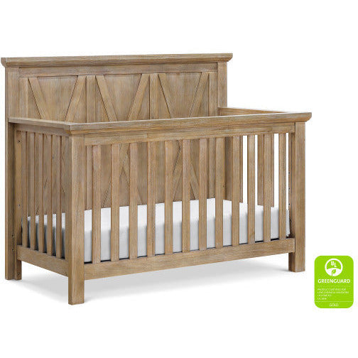 Franklin & Ben Emory Farmhouse 4-in-1 Convertible Crib - Driftwood - Kid's Stuff Superstore