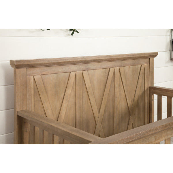 Franklin & Ben Emory Farmhouse 4-in-1 Convertible Crib - Driftwood - Kid's Stuff Superstore