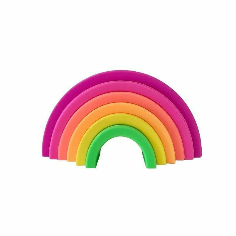 Silicone Rainbow Stacker - Mini Neon - Kid's Stuff Superstore