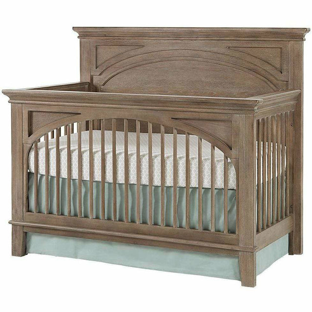 Broadway Convertible Crib w/ Spindle - Sandwash - Kid's Stuff Superstore