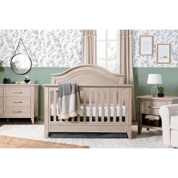 Franklin & Ben Beckett Rustic 4-in-1 Convertible Curve Top Crib - Sandbar - Kid's Stuff Superstore