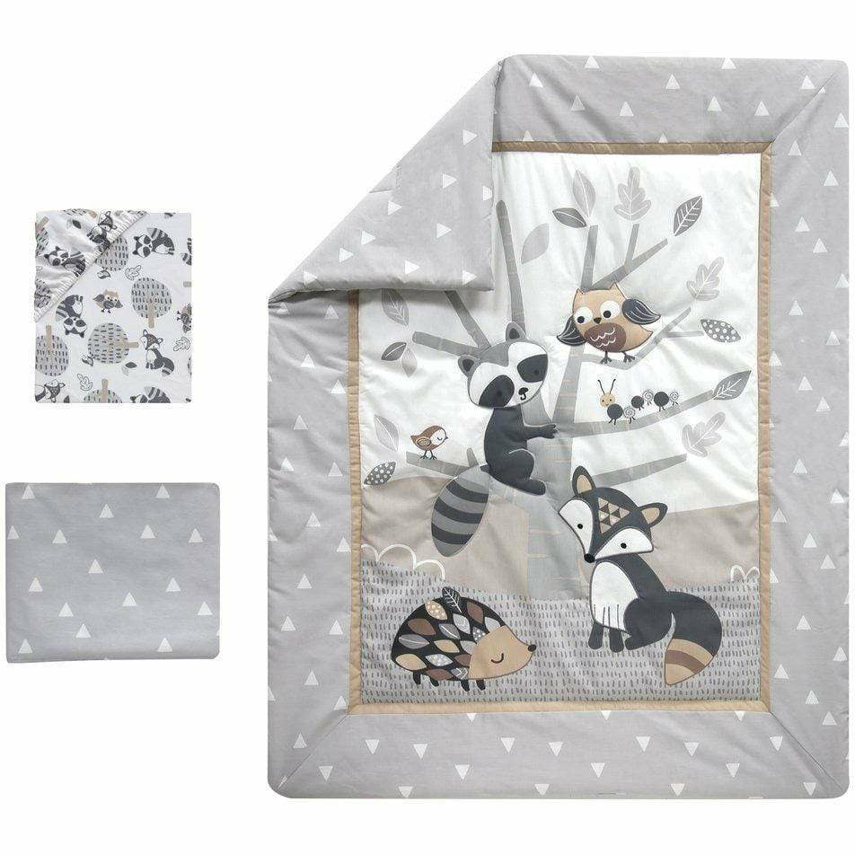 Lambs & Ivy 3 Piece Crib Set - Little Rascals - Kid's Stuff Superstore