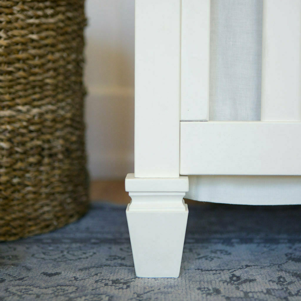 Million Dollar Baby Darlington 4-in-1 Convertible Crib - Warm White - Kid's Stuff Superstore