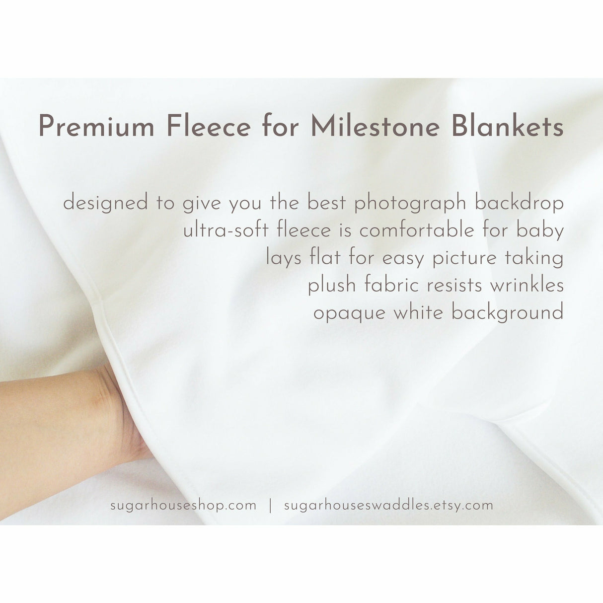 Sugar + Maple Garden Floral Frame Milestone Blanket - Personalized - Kid's Stuff Superstore