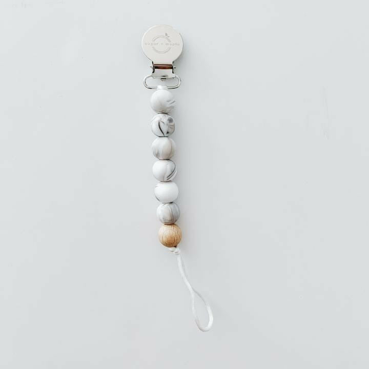 Sugar + Maple Pacifier Clip + Teether - Kid's Stuff Superstore
