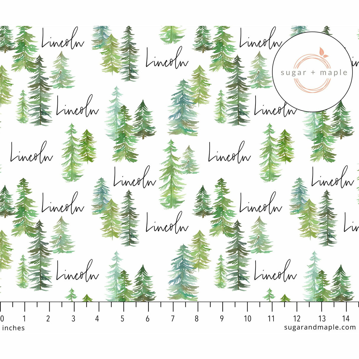 Sugar + Maple Large Stretchy Blanket - Pine Tree - Kid's Stuff Superstore