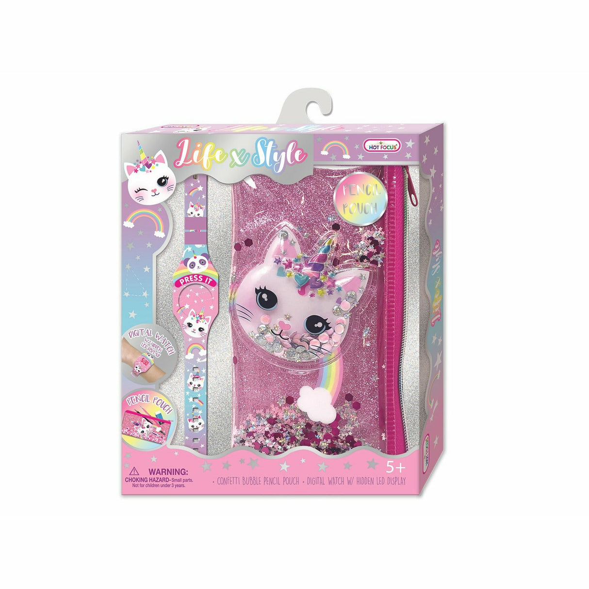 Life x Style, Pencil Pouch & Digital Watch - Kid's Stuff Superstore