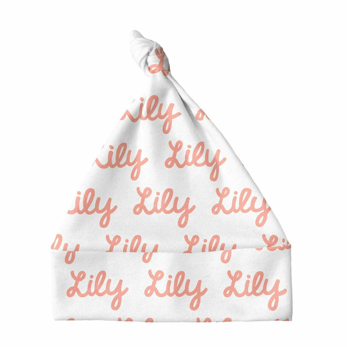 Sugar + Maple Knotted Baby Hat - Repeating Name - Kid's Stuff Superstore