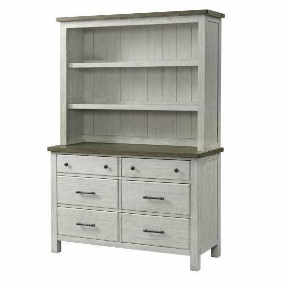 Timber Ridge Hutch Bookcase - Weather Washed Sierra - Kid's Stuff Superstore