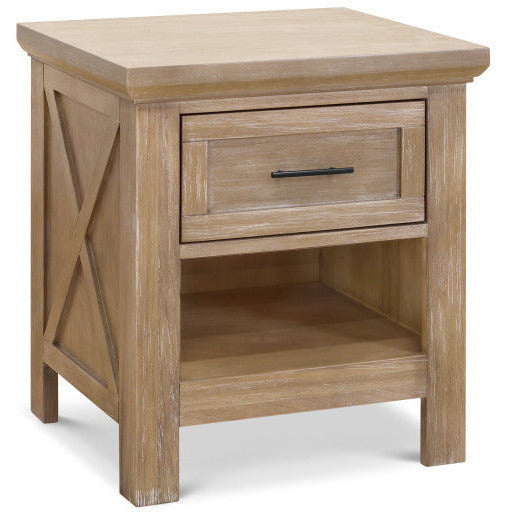Franklin & Ben Emory Farmhouse Nightstand - Driftwood - Kid's Stuff Superstore