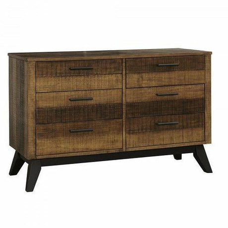 Urban Rustic 6 Drawer Dresser - Brushed Wheat - Kid's Stuff Superstore