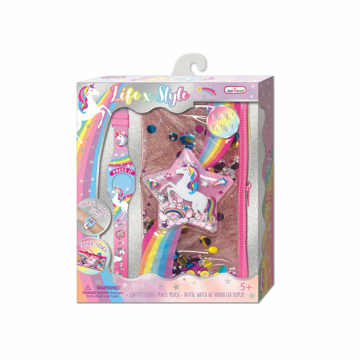 Life x Style, Pencil Pouch & Digital Watch - Kid's Stuff Superstore