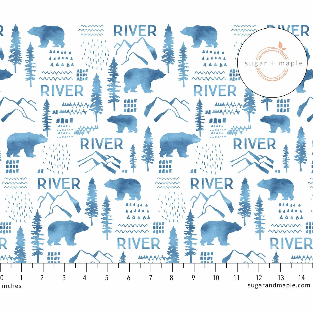 Sugar + Maple Knotted Baby Hat - Woodland Blue - Kid's Stuff Superstore