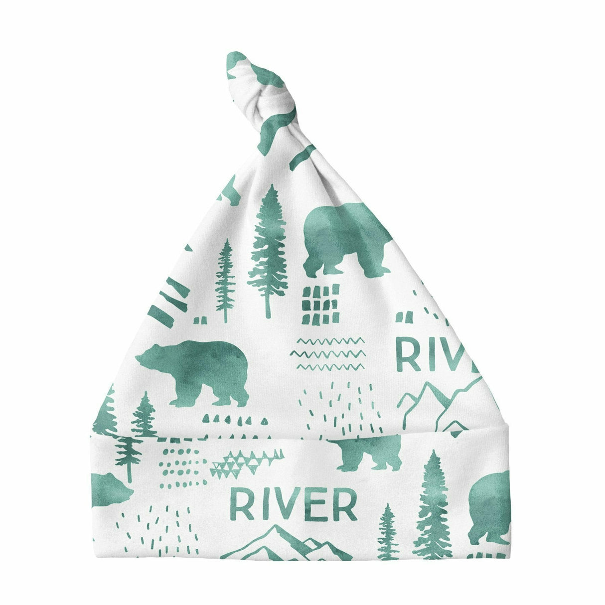 Sugar + Maple Knotted Baby Hat - Woodland Green - Kid's Stuff Superstore