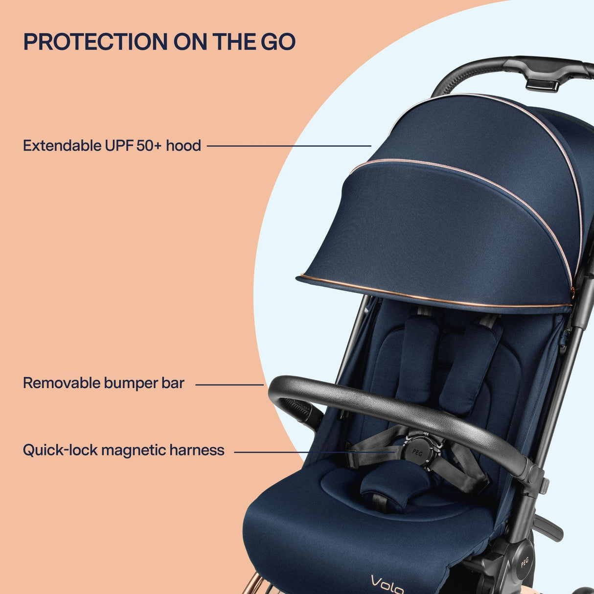 PEG Volo Stroller + Travel Bag - Kid's Stuff Superstore
