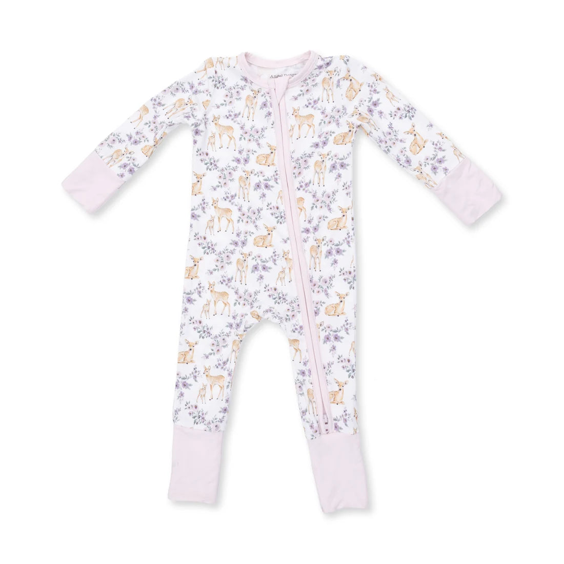 Angel Dear Bamboo Romper - Floral Deer