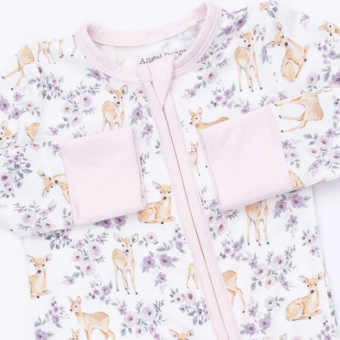 Angel Dear Bamboo Romper - Floral Deer