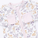 Angel Dear Bamboo Romper - Floral Deer