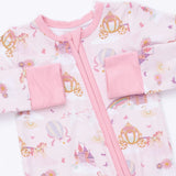 Angel Dear Bamboo Romper - Princess Unicorns and Castle