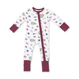 Angel Dear Bamboo Romper - Vintage Football