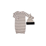 Everly Grey 5 Pc Matching Set - Sand Stripe