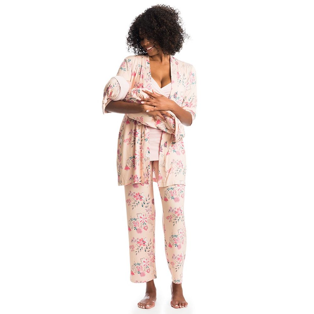 Everly Grey 5 Pc Matching Set - Wildflower