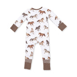 Angel Dear Bamboo Romper - Wild Horses