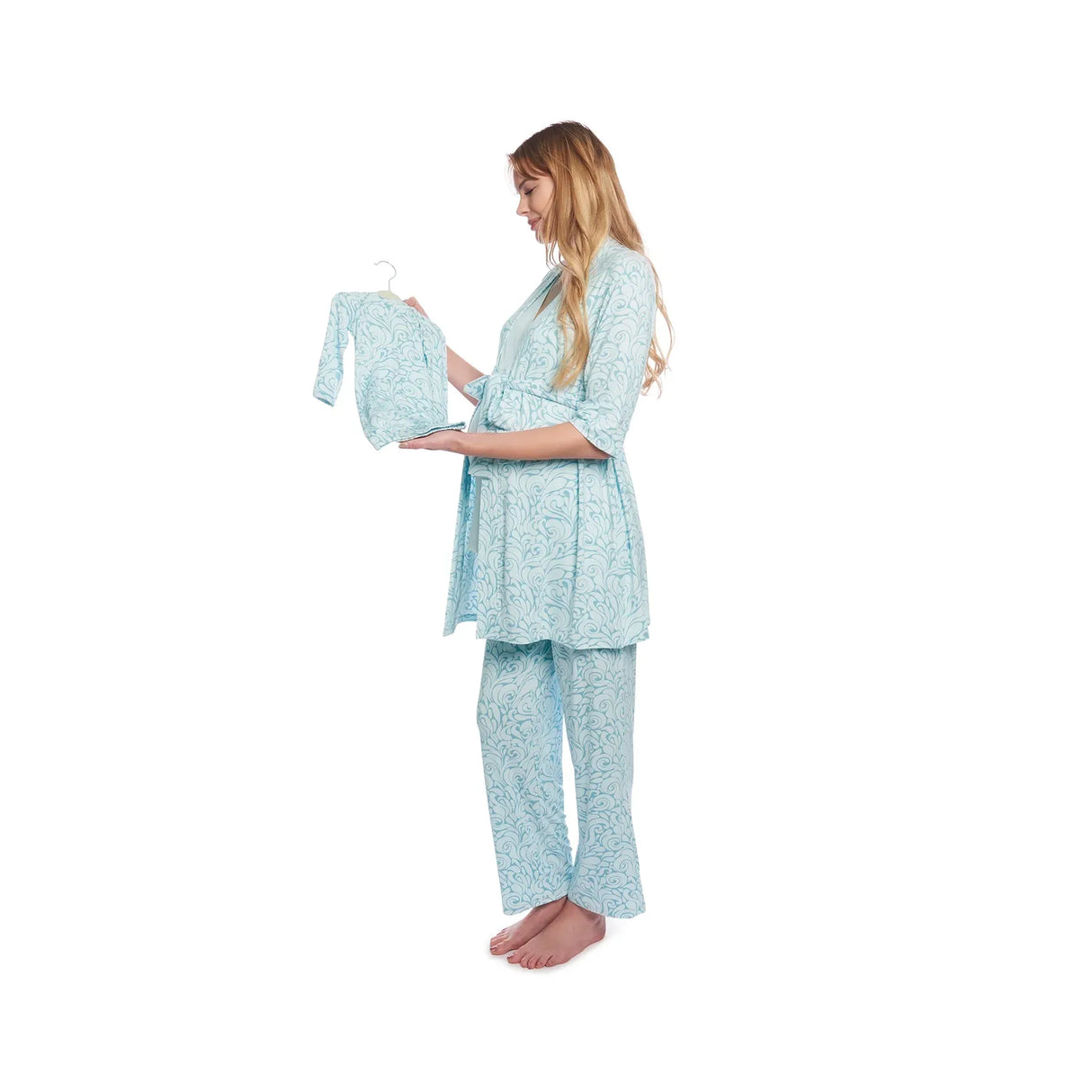 Everly Grey 5 Pc Matching Set - Waves
