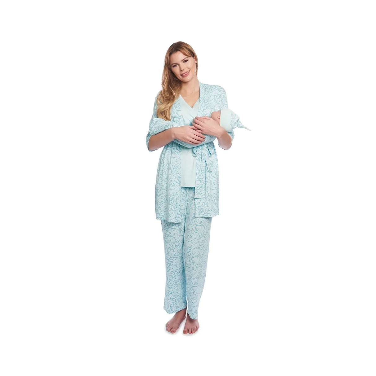 Everly Grey 5 Pc Matching Set - Waves