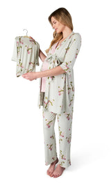 Everly Grey 5 Pc Matching Set - Peony