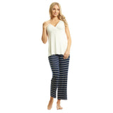 Everly Grey 5 Pc Matching Set - Navy Stripe