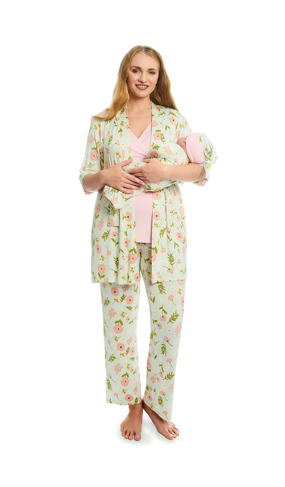 Everly Grey 5 Pc Matching Set - Carnation
