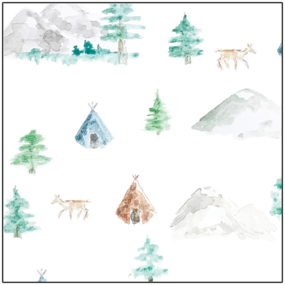 Swaddle Designs Omni Swaddle Sack with Wrap - Watercolor Mountains & Trees - Kid's Stuff Superstore
