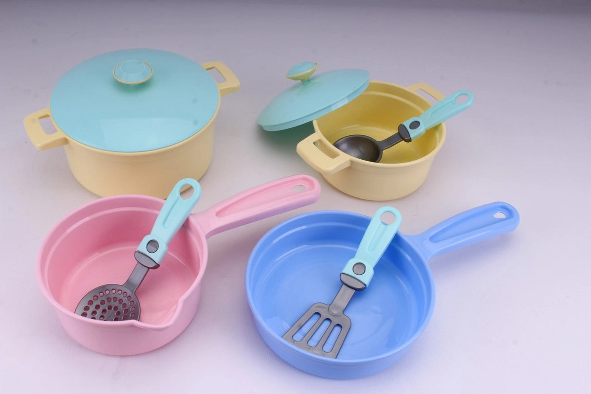 Technok Kids Play Kitchen Accessories - 49 Pcs Play Dishes