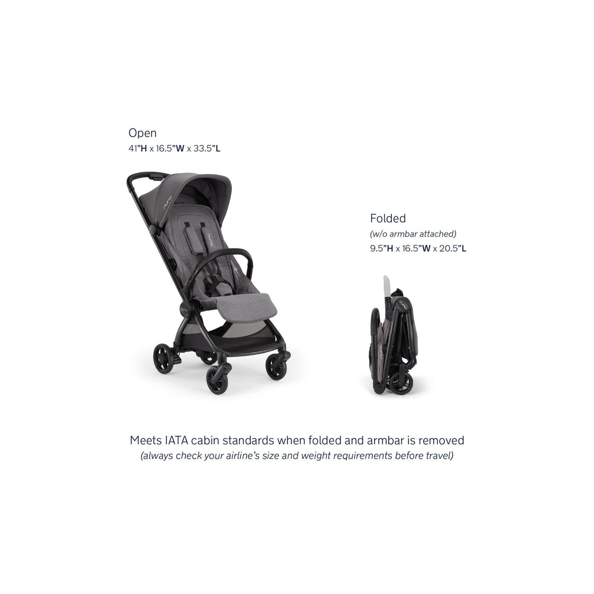 Nuna VIAA Cabn Stroller | PRE-ORDER | SHIPS IN JULY
