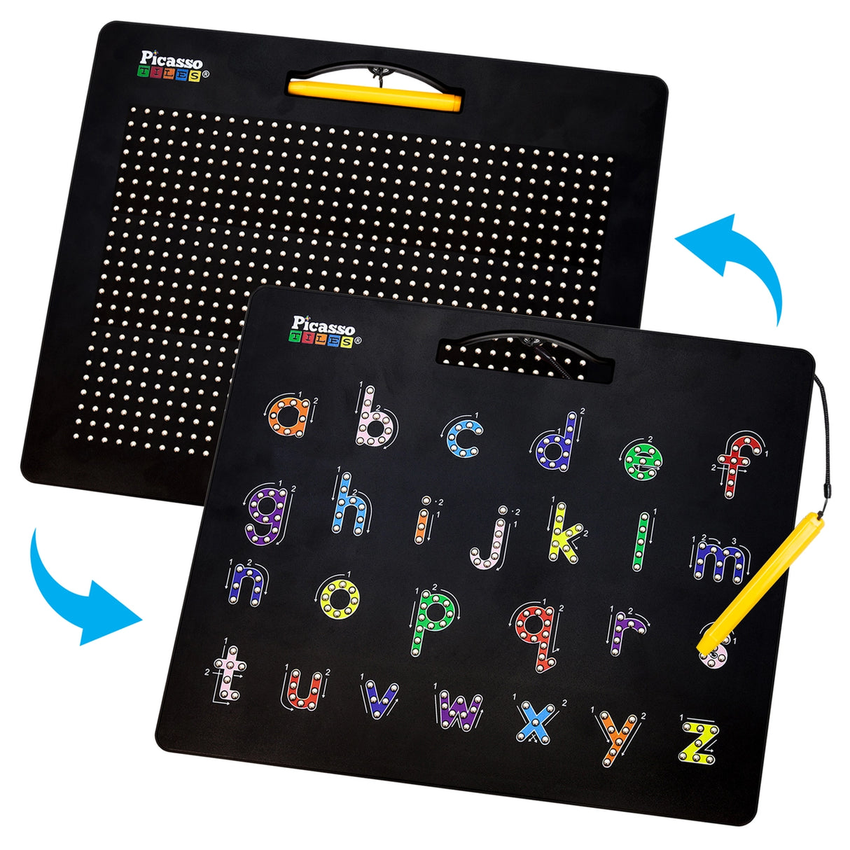PicassoTiles Double-Sided Magnetic Drawing Tablet Pad