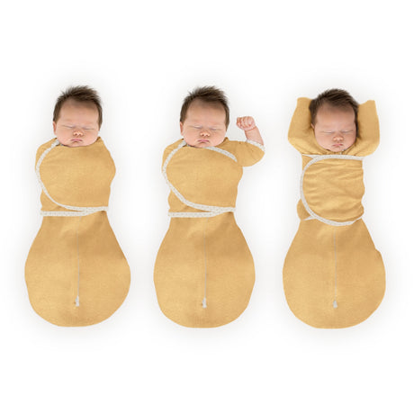 Swaddle Designs Omni Swaddle Sack with Wrap - Heathered Gold - Kid's Stuff Superstore