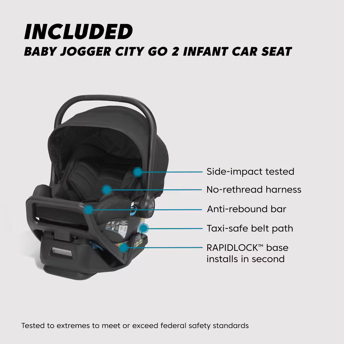 Baby Jogger City Select 2 Travel System + Infant Essentials Bundle | Eco Collection - Kid's Stuff Superstore