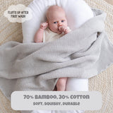 Waffle Bamboo Blanket - Gray - Kid's Stuff Superstore