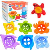 Technok Stacking Cups (7 Pieces) - Sea Animal Shapes