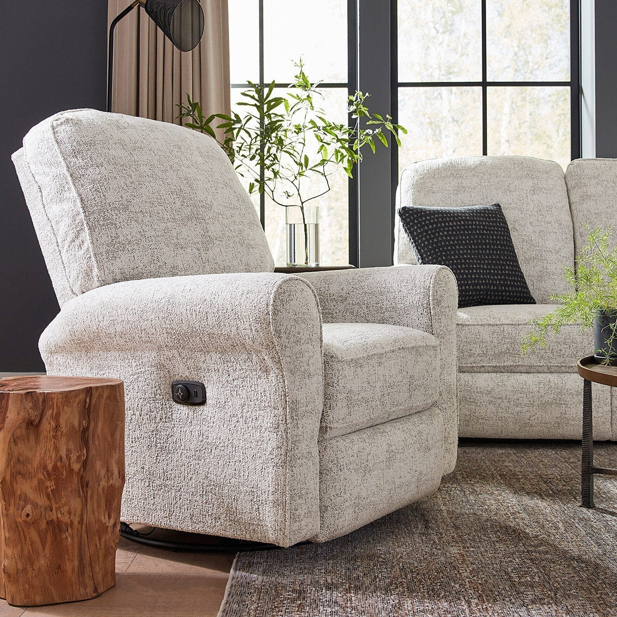 Storytime Josey Swivel Glider Recliner