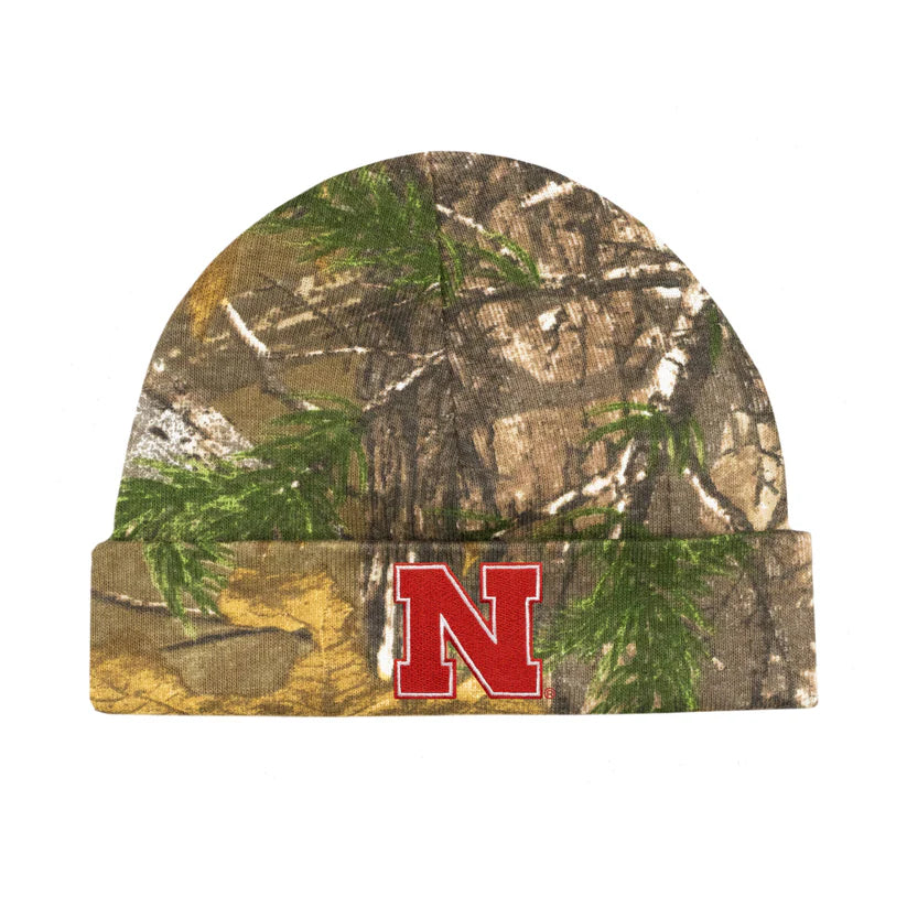 Nebraska Huskers Knit Beanie - Camo