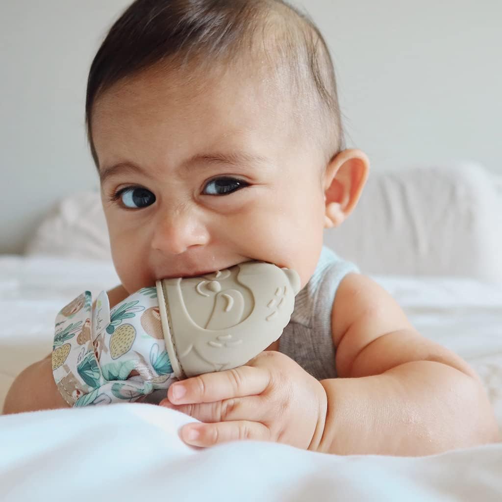 Itzy Ritzy Teething Mitt - Sloth - Kid's Stuff Superstore