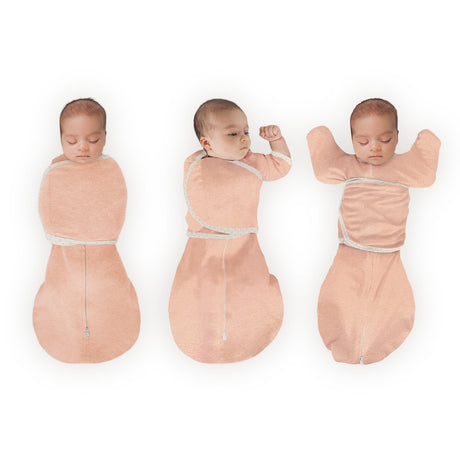 Swaddle Designs Omni Swaddle Sack with Wrap - Heathered Peach Blush - Kid's Stuff Superstore