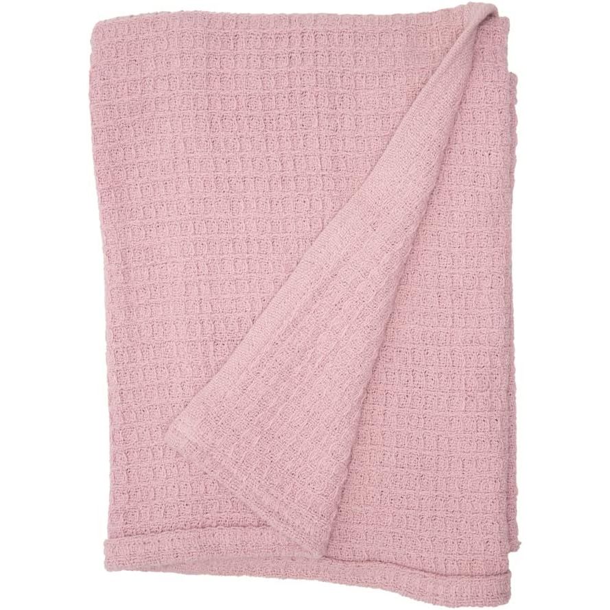 Lila & Jack 100% Cotton Waffle Receiving Blanket - Mauve - Kid's Stuff Superstore