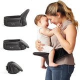 Itzy Ritzy Itzy Hold & Fold Hip Seat Carrier - Black - Kid's Stuff Superstore