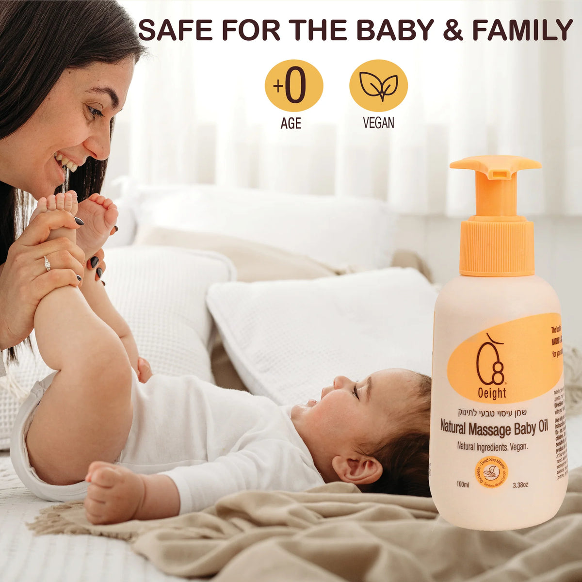 Oeight Natural Massage Baby Oil